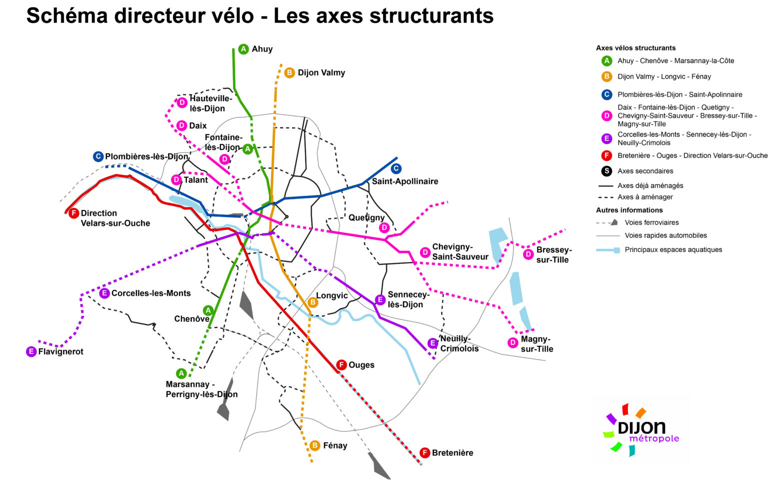 schéma directeur vélo mobilité Dijon