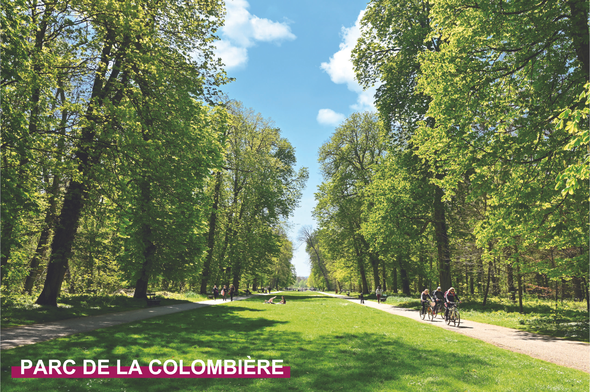 Parc de la colombière légendé