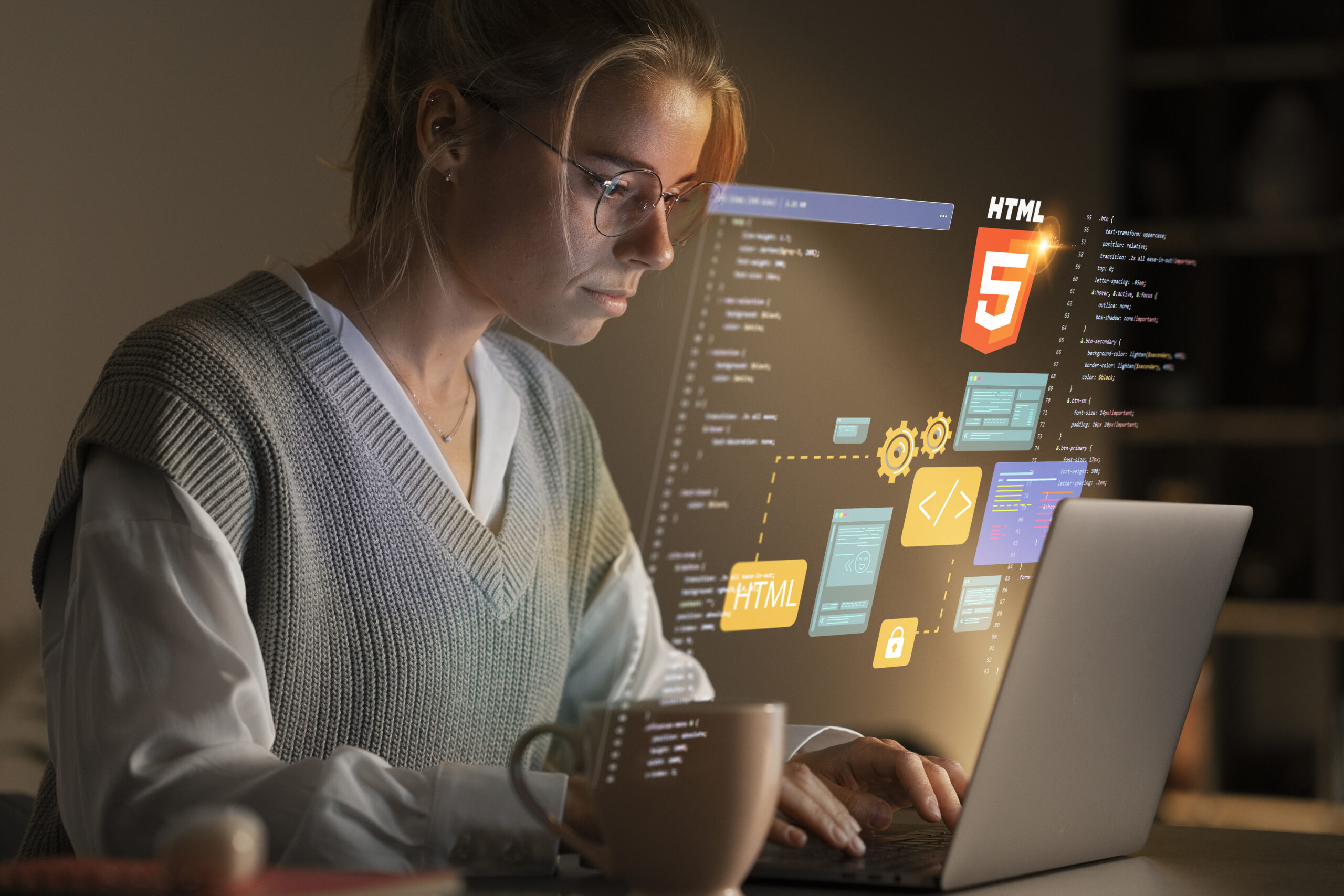 medium-shot-woman-working-laptop